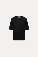 SOFT 100% WOOL T-SHIRT