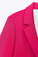 BLAZER EFFET PLISSÉ