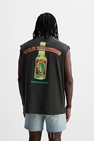 WASHED GRAPHIC TANK TOP