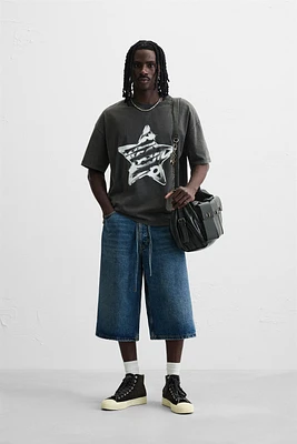 T-SHIRT DÉLAVÉ IMPRIM
