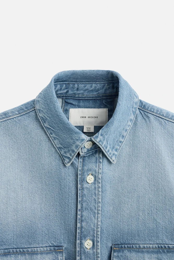 CHEMISE EN JEAN À POCHES