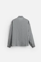 VISCOSE BLEND STRIPED SHIRT