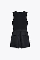 BELTED COMBINATION JUMPSUIT