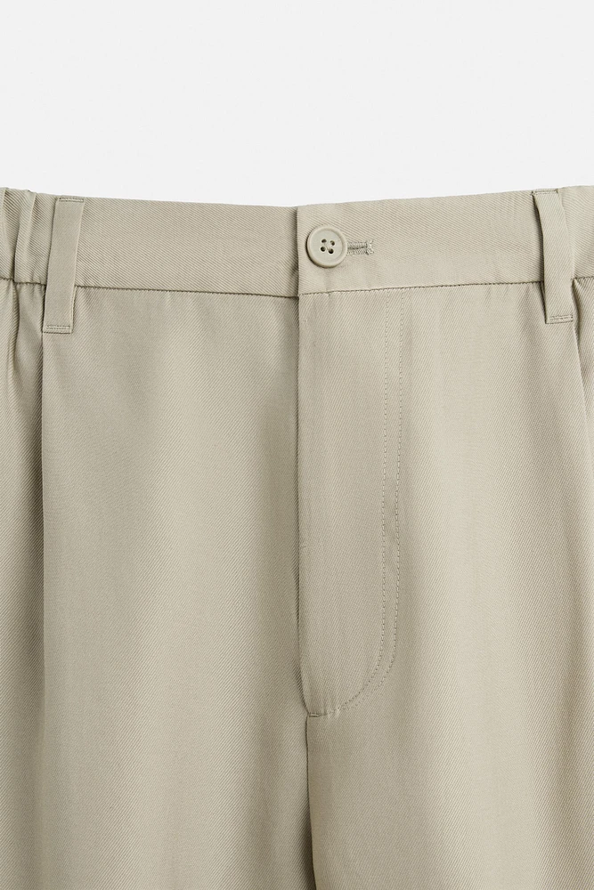 PANTALON EN MÉLANGE DE LYOCELL