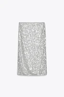 JUPE MIDI SEQUINS ZW COLLECTION
