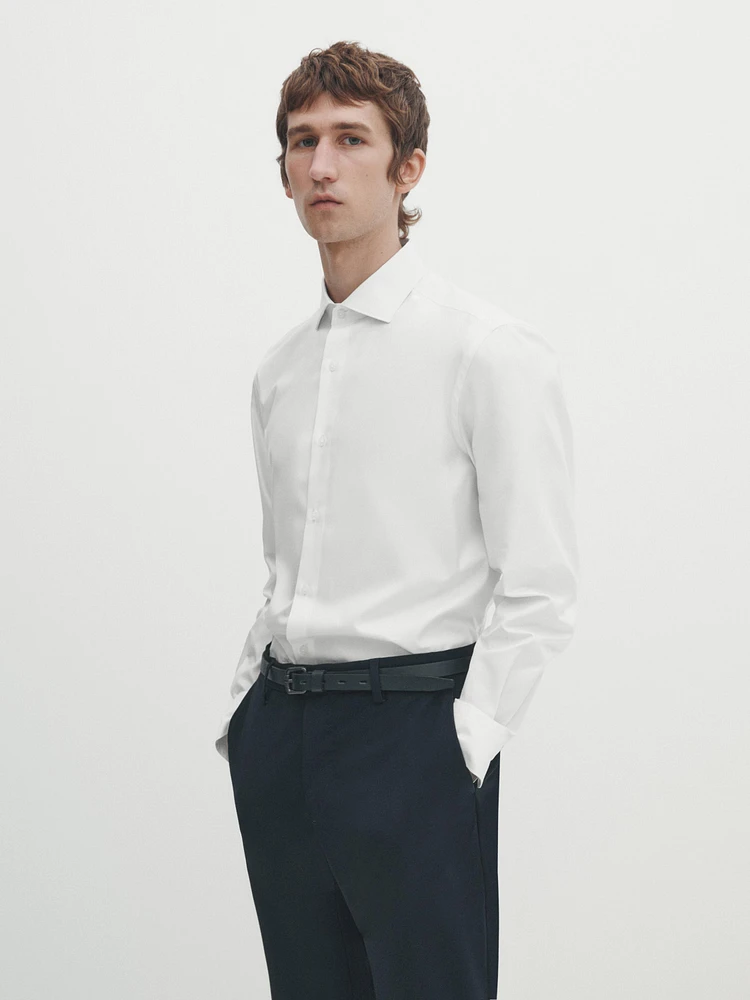 Chemise slim 100 % coton