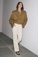 JEAN ZW COLLECTION FLARE TAILLE NORMALE NŒUDS