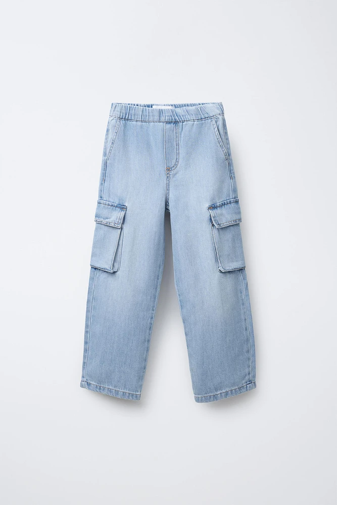 FLOWY CARGO JEANS
