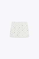 JUPE-CULOTTE À SEQUINS