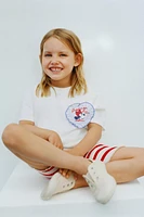 T-SHIRT CŒUR MINNIE MOUSE © DISNEY