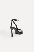 HIGH HEELED LEATHER SANDALS 50TH ANNIVERSARY