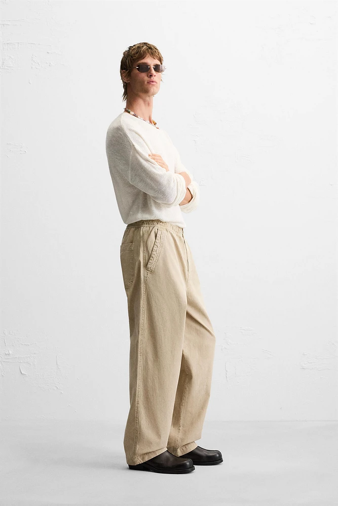 PANTALON RELAXED FIT DÉLAVÉ