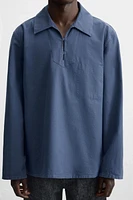 SURCHEMISE SMOCK DÉLAVÉE