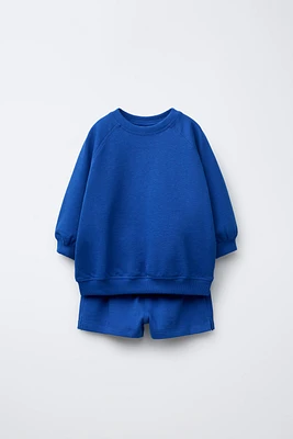 ENSEMBLE DE JOGGING SWEAT ET BERMUDA CASA LAWA © X ZARA KIDS