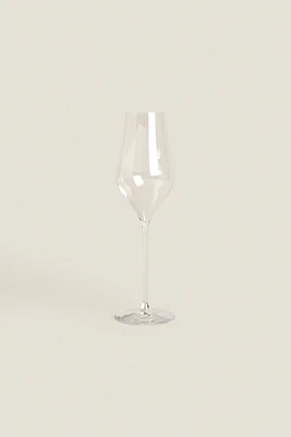 PLAIN CRYSTALLINE FLUTE GLASS