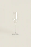 PLAIN CRYSTALLINE FLUTE GLASS