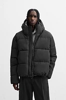 HOODED QUILTED JACKET