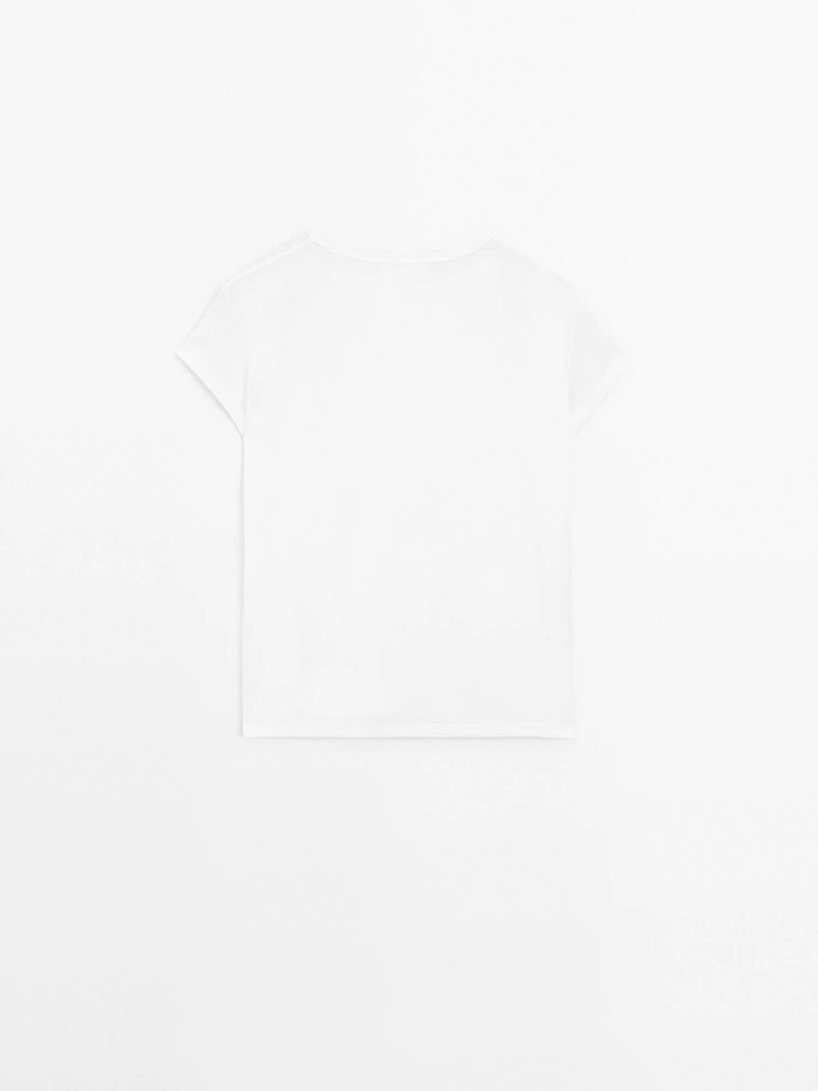 T-shirt à manches courtes 100 % coton