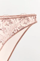 CULOTTE TULLE BRODERIES FLEURIES