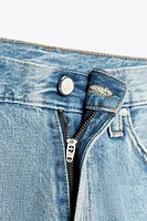 ZW COLLECTION WIDE LEG LOW RISE JEANS