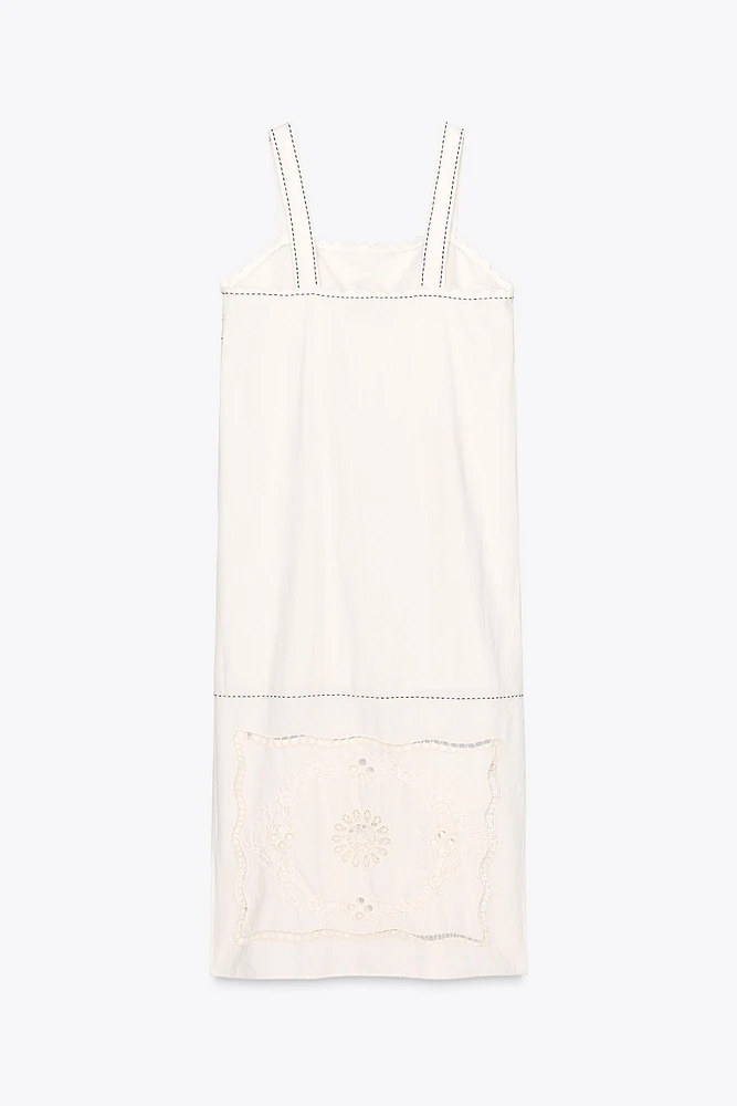 ZW COLLECTION EMBROIDERED STITCH DRESS