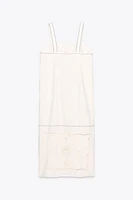 ZW COLLECTION EMBROIDERED STITCH DRESS