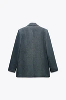 BLAZER DROIT À ÉPAULETTES