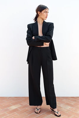 WIDE LEG PANTS WITH DARTS
