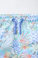2-6 YEARS/ PALM TREE SWIM SHORTS