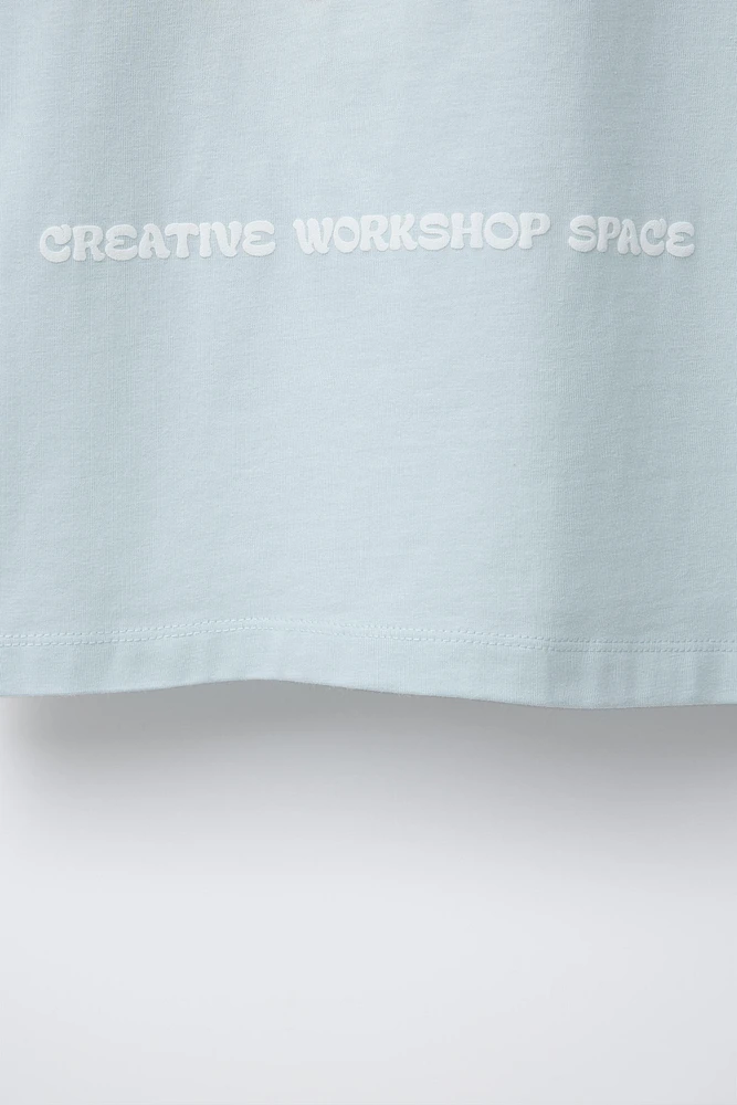 RAISED PRINT T-SHIRT