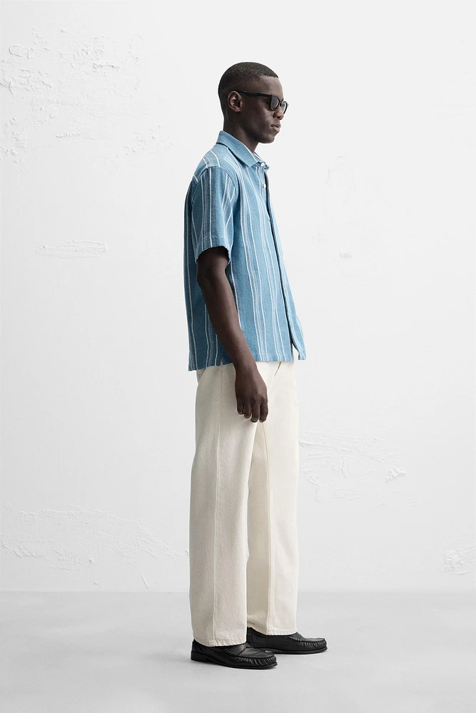 CHEMISE STRUCTURÉE À RAYURES