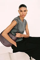 PLAIN KNIT SWEATER VEST