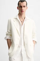 BLAZER DE COSTUME 100 % LIN
