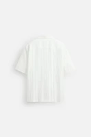 CHEMISE JACQUARD COTON - VISCOSE