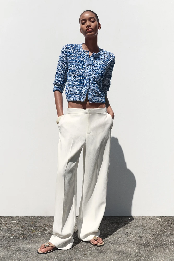 CARDIGAN WITH THREE-QUARTER SLEEVES