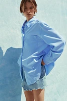 OVERSIZED POPLIN SHIRT