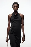 MIDI HALTER DRESS