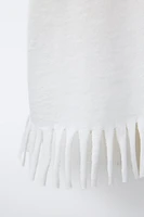 T-SHIRT BRODÉ À FRANGES