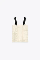 ZW COLLECTION PATCHWORK EMBROIDERED TOP