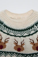 REINDEER KNIT SWEATER