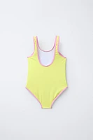 6-14 ANS/ MAILLOT DE BAIN DÉTAIL LISERÉS