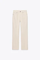 ZW COLLECTION HIGH RISE BOOTCUT CROPPED JEANS