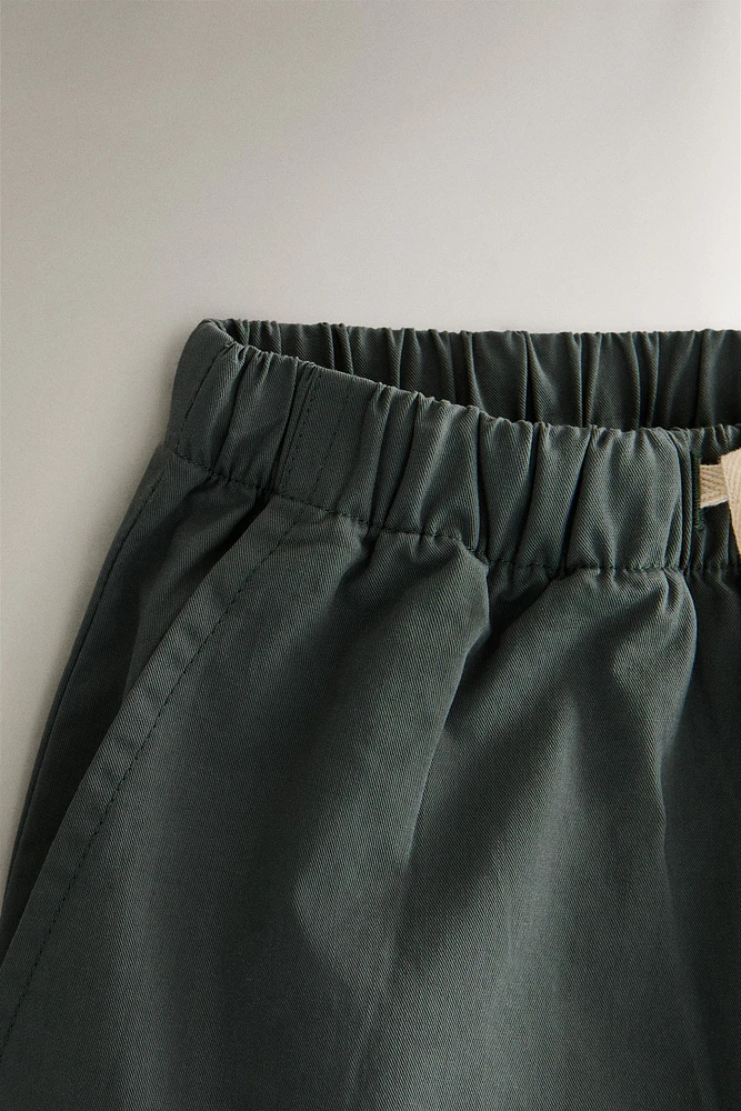 CHILDREN’S TWILL COTTON PANTS