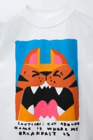 TIGER PRINT T-SHIRT