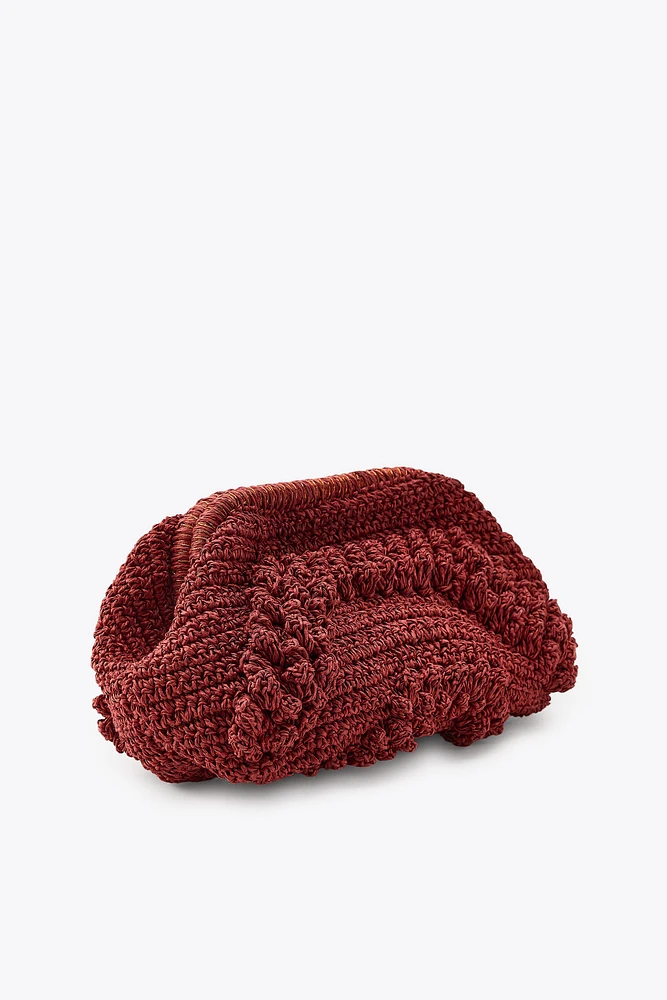 SMALL KNOTTED WOVEN BAG