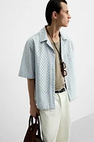 CHEMISE BRODÉE AJOURÉE