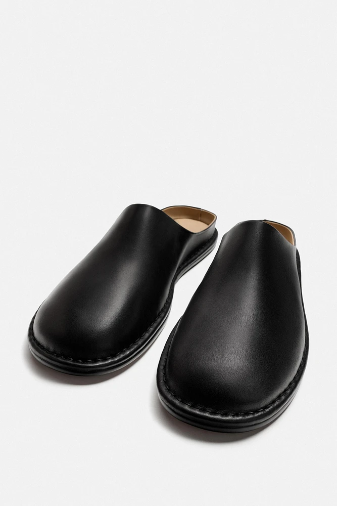 LEATHER CLOGS LIMITED EDITION