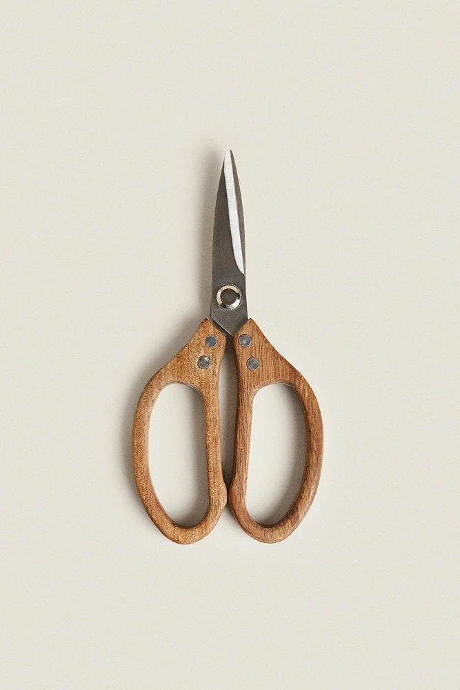 WOODEN KITCHEN SCISSORS