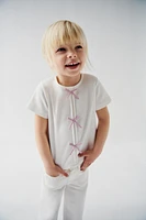 T-SHIRT RIB LACETS