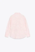 CHEMISE BRODERIES EFFET GOMME